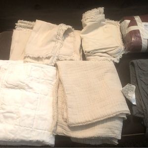 New Casaluna shams linen and quilted